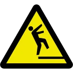 Caution Drop SVG Icon
